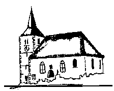 Die Bergkirche von Hillesheim in Rheinhessen